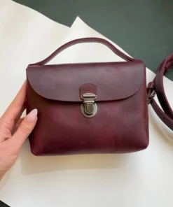 Mini Leather crossbody bag,Women city Bag